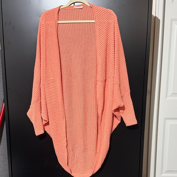Bat wing sleeve cardigan | open front | Women’s - Picture 1 of 5